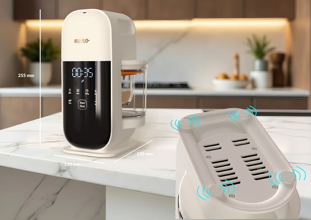 Urządzenie do gotowania dla niemowląt NENO Oro wygoda, bezpieczeństwo, antypoślizgowa podstawa, kompaktowe wymiary, długi przewód