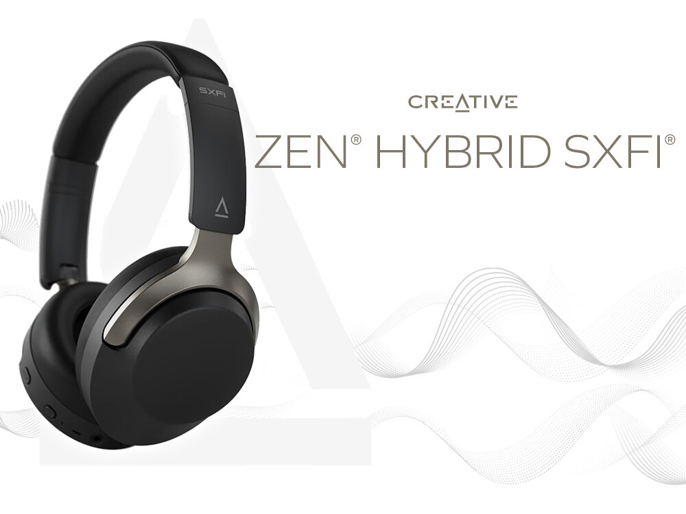 Słuchawki nauszne CREATIVE Zen Hybrid SXFI ANC słuchawki nauszne bezprzewodowe