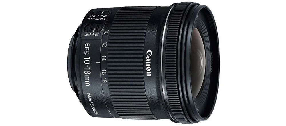 Obiektyw CANON EF-S 10-18 mm f-4.5-5.6 IS STM stabilne