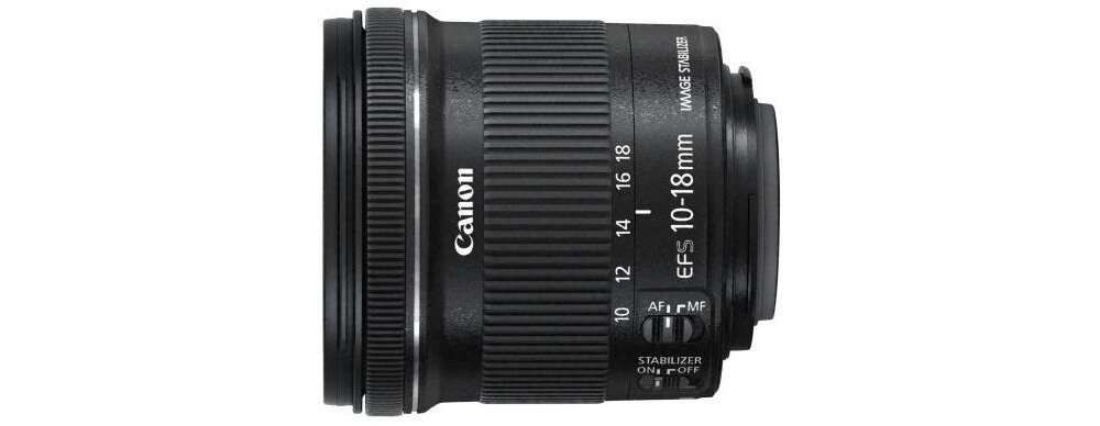 Obiektyw CANON EF-S 10-18 mm f-4.5-5.6 IS STM odbicia