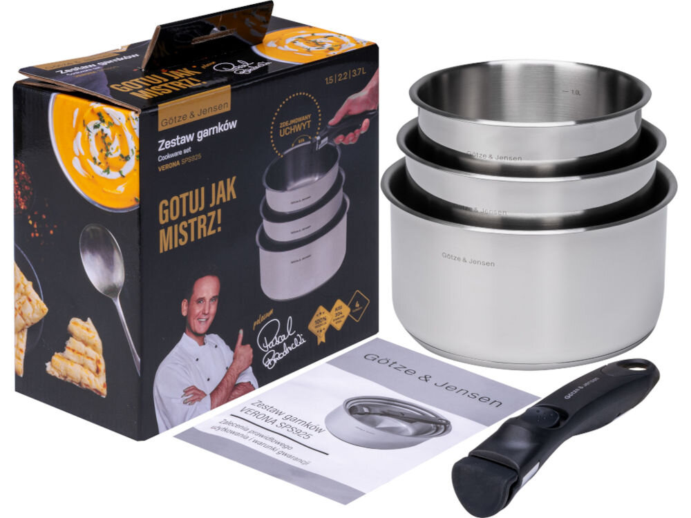 Zestaw garnków GÖTZE & JENSEN SPS925 (4 elementy) zestaw elementy
