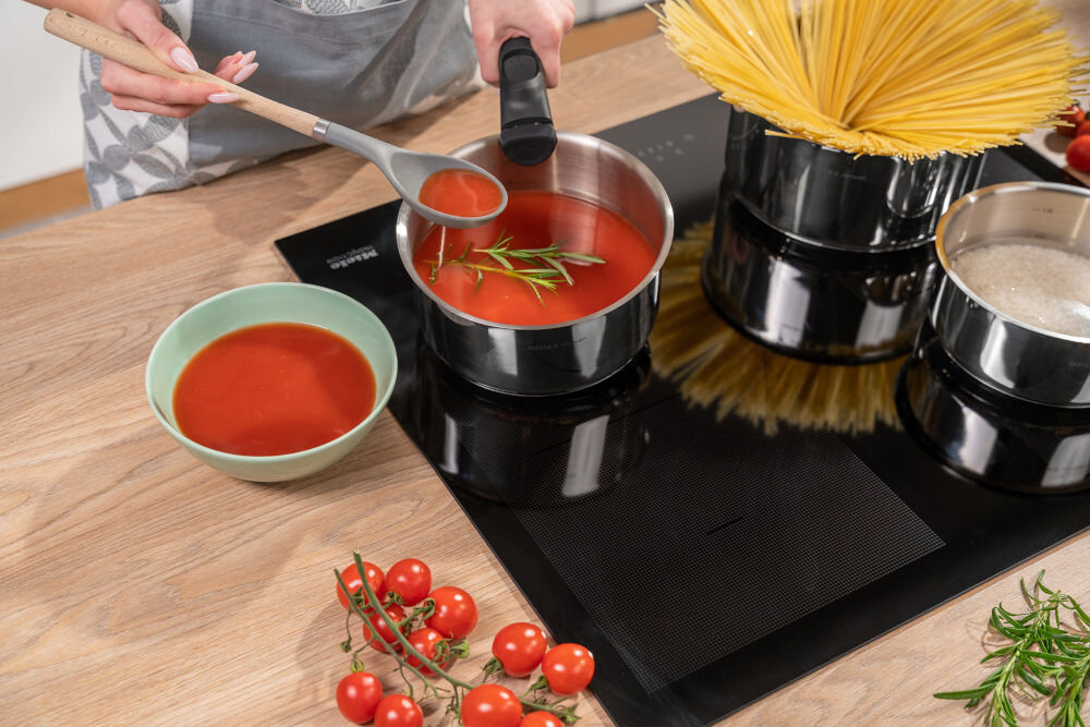 Zestaw garnków GÖTZE & JENSEN SPS925 (4 elementy) kuchenki indukcyjne gazowe ceramiczne elektryczne