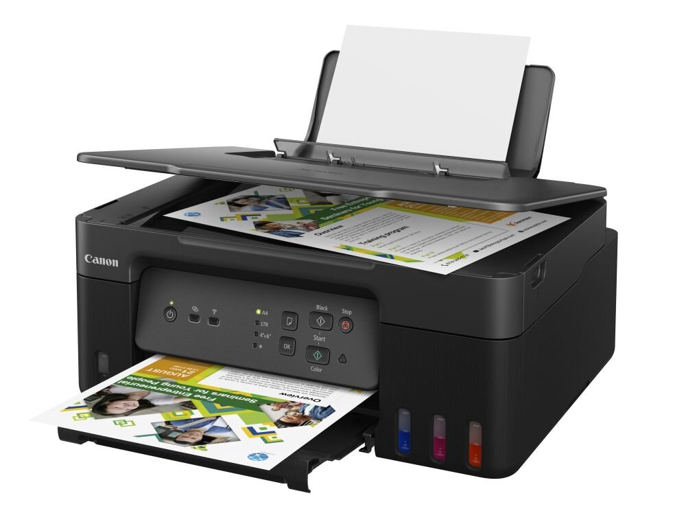 Urządzenie wielofunkcyjne CANON Pixsma G3430     papier wydajność tusz drukowanie szybkość łączność format sterowanie