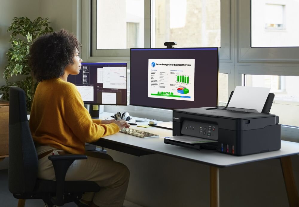 Urządzenie wielofunkcyjne CANON Pixsma G3430     papier wydajność tusz drukowanie szybkość łączność format sterowanie