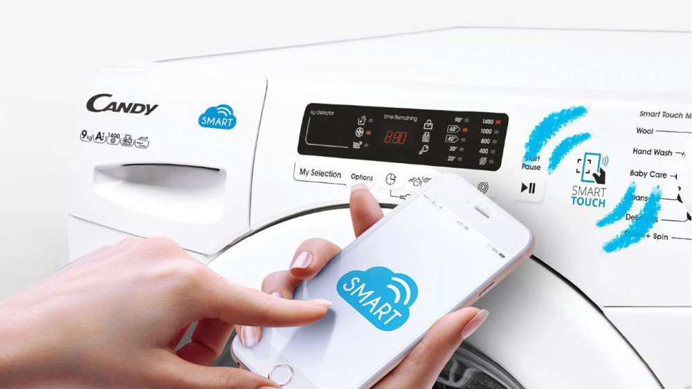 Pralka CANDY CS4 1061DE 1-S sterowanie smartfonem tabletem zdalnie