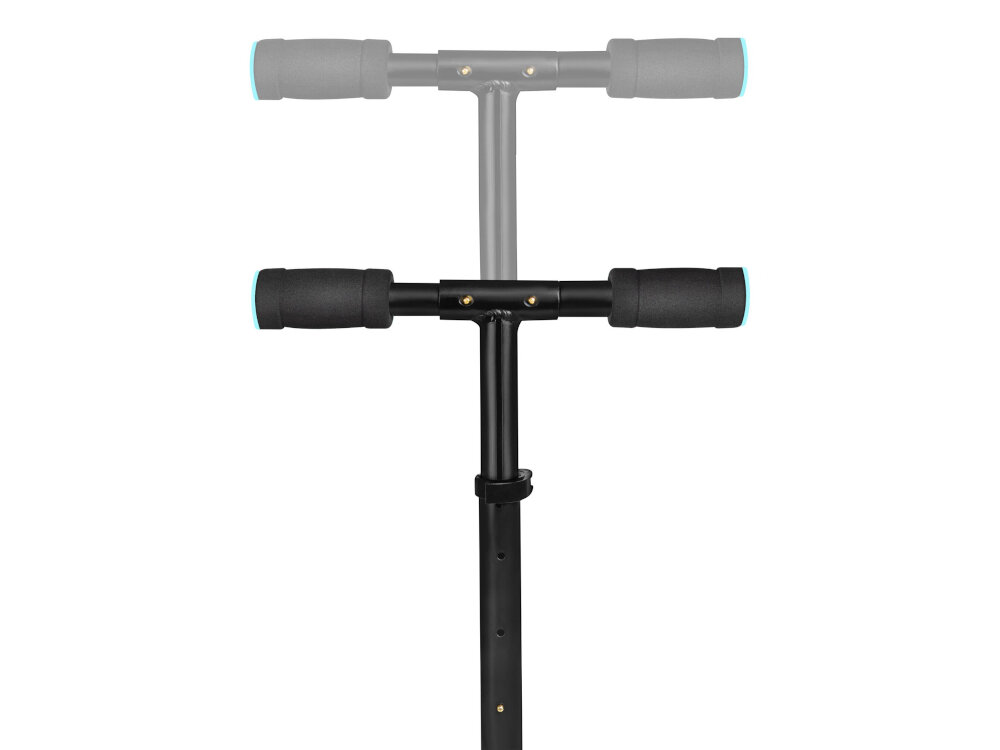 Hulajnoga SPOKEY Notus Czarny kierownica stalowa 3-stopniowa regulacja wysokosci 77-82-87 cm antyposlizgowy material skladane uchwyty