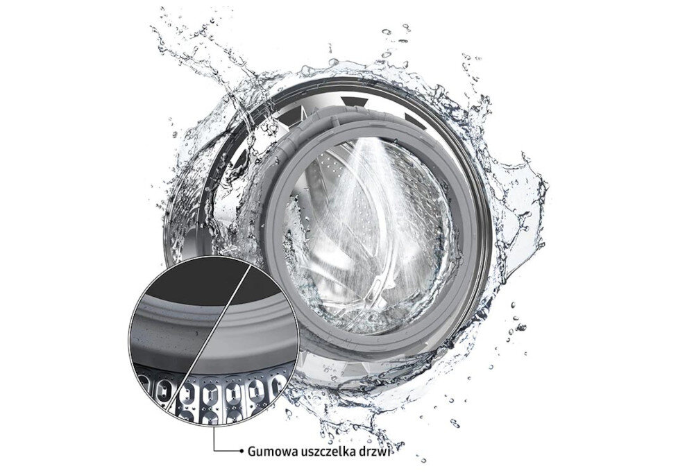 Pralko-suszarka SAMSUNG WD90T654DBH czyszczenie bębna