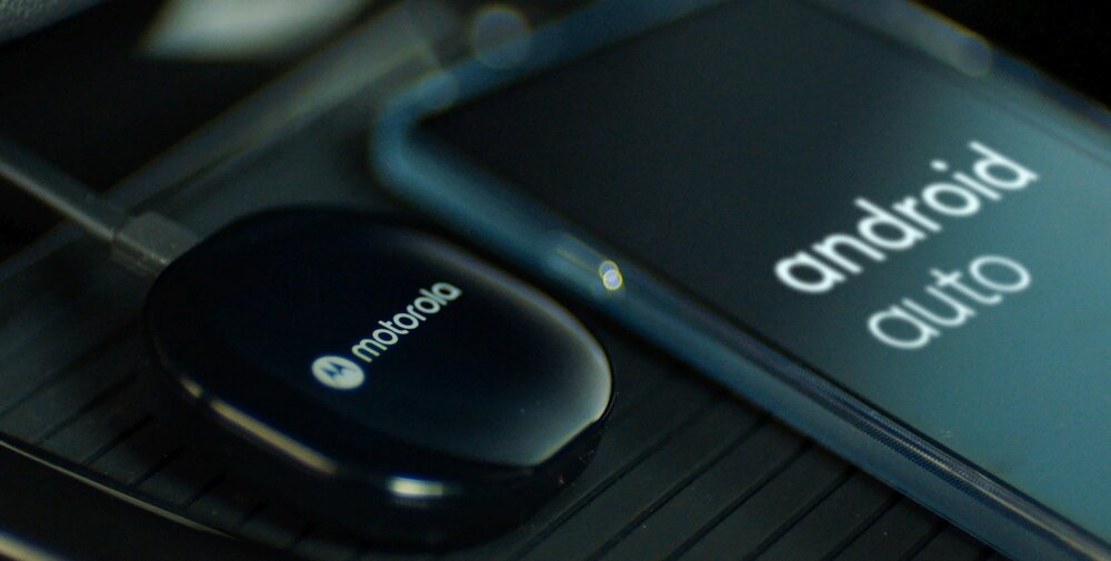 Adapter samochodowy MOTOROLA MA1 Android Auto auto adapter wyświetlacz szybkość transfer kable połączenie ustawienia