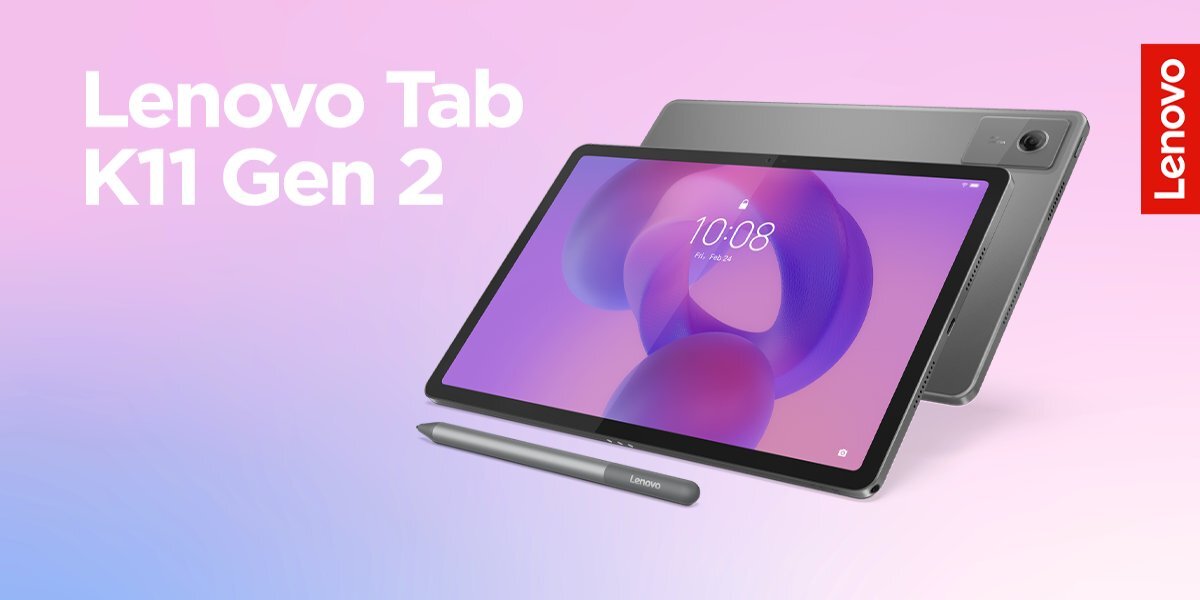 Tablet LENOVO Tab K11 Gen 2 na jasnym tle.