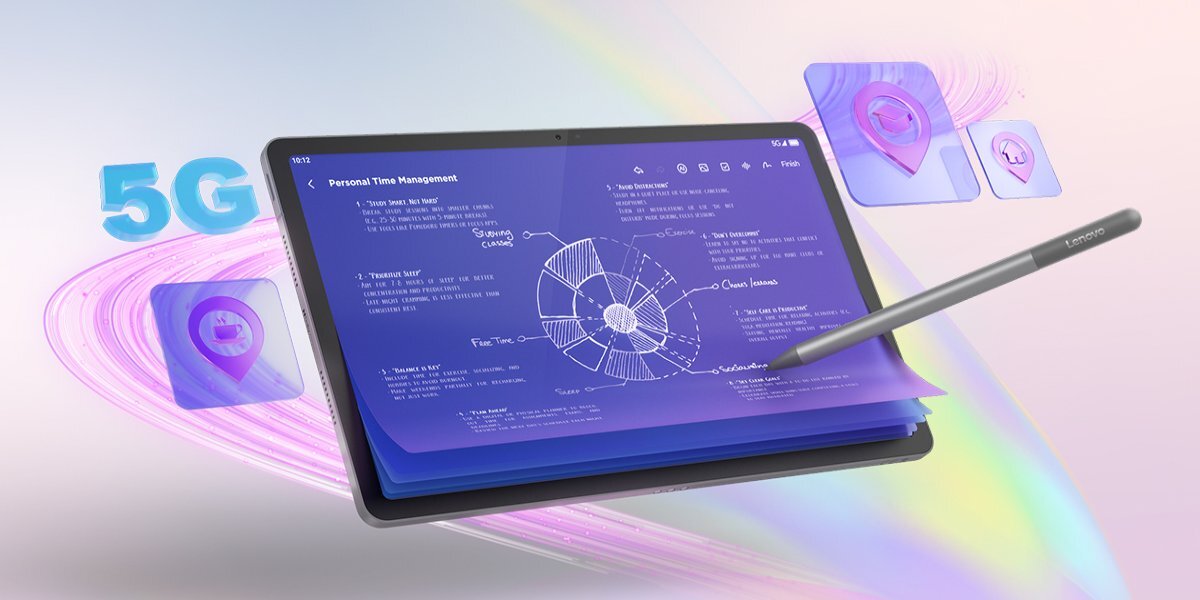 Tablet LENOVO Tab K11 Gen 2 na jasnym tle.