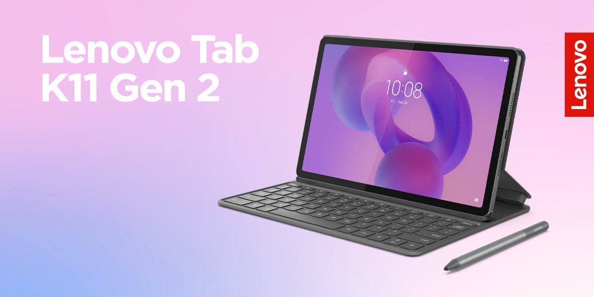 Tablet LENOVO Tab K11 Gen 2 na jasnym tle.