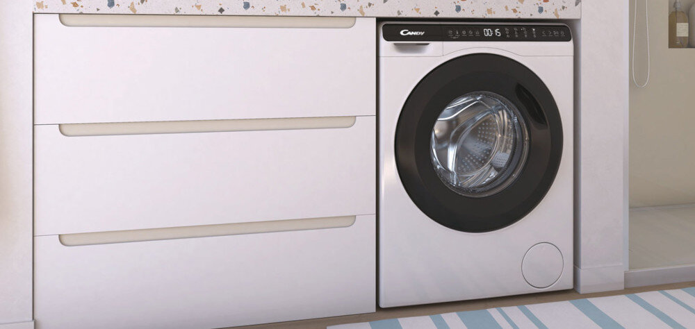 PRALKA CANDY CW50-BP12307-S higiena plus usuwanie krótki czas temperatura wydajność połączenie jakość