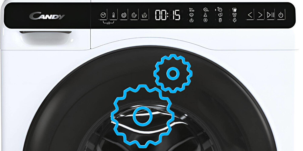 PRALKA CANDY CW50-BP12307-S silnik inwerterowy cicha praca