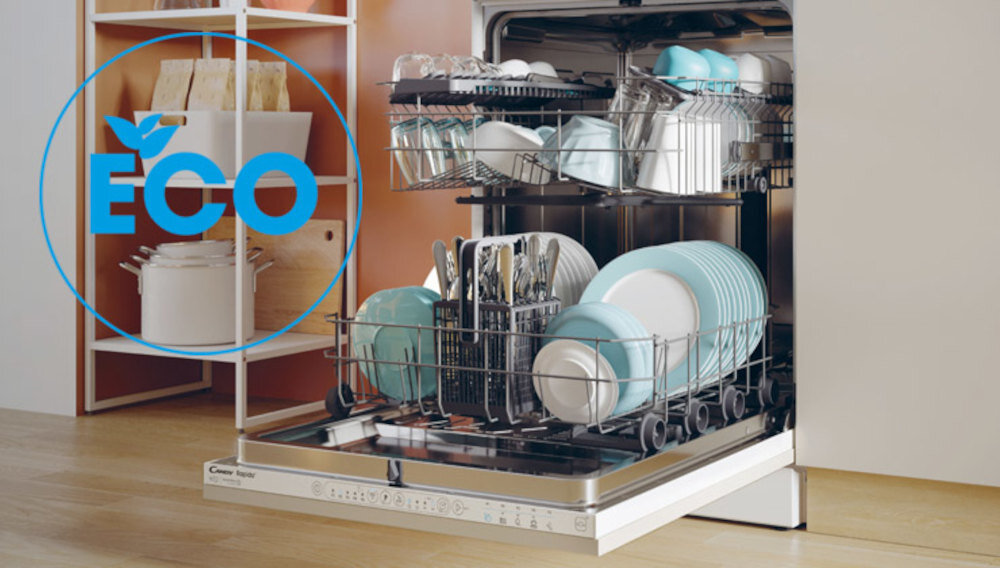 Zmywarka CANDY CI 3E7L0W Program ECO 45'