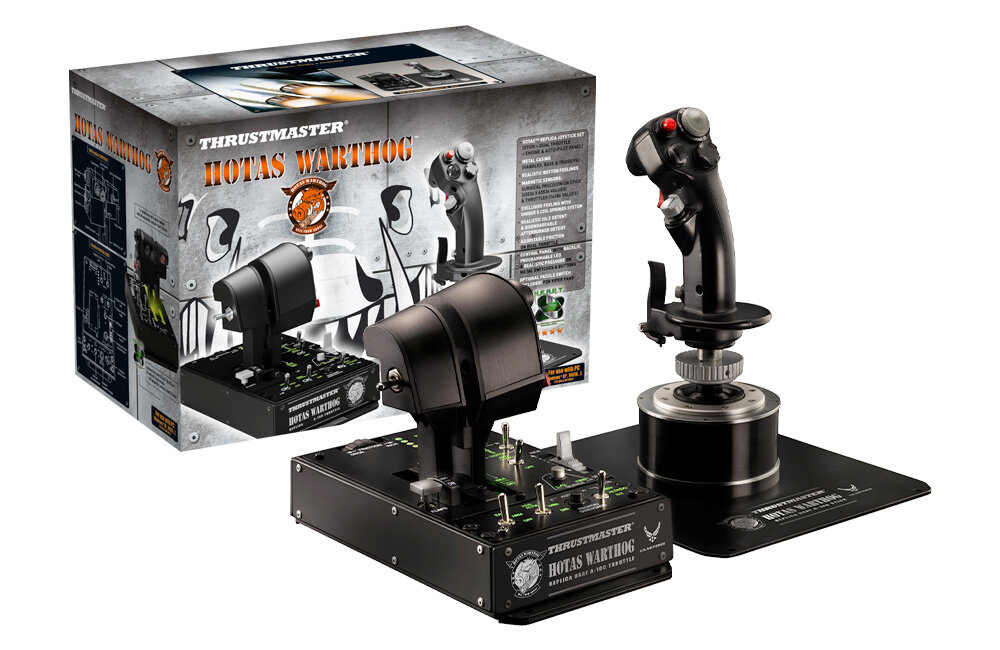 Kontroler THRUSTMASTER Hotas Warthog (PC) czujniki magnetyczne