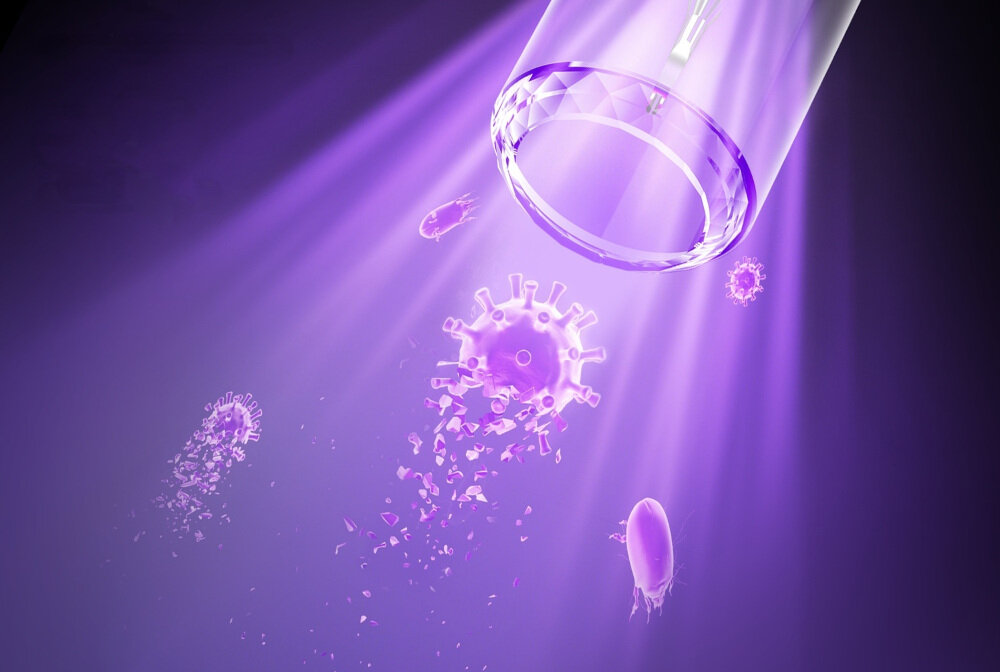 Skaler do zębów EXTRALINK Ultradźwiękowy CS-02 Automatyczna sterylizacja UV System sterylizacji UV uruchamia się automatycznie Światło ultrafioletowe do 99,9% bakterii wysoki poziom higieny