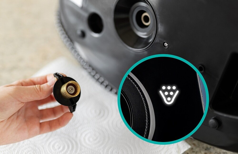 Generator pary GORENJE SGD3000BBK łatwy i skuteczny system odkamieniania, wskaźnik ostrzegawczy, pojemnik na kamień