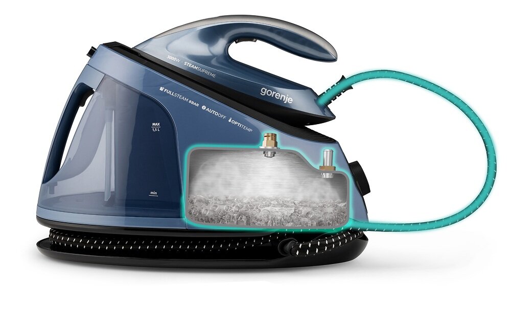 Generator pary GORENJE SGD3000BBK stały strumien pary, wysokiej jakości wykonanie, nie rdzewieje, nie odkształca się