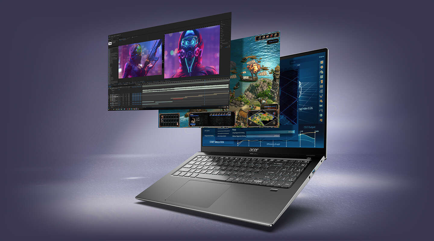 Laptop ACER Swift X Pokaz siły