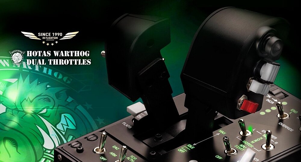 Kontroler THRUSTMASTER Hotas Warthog Przepustnica PC opis