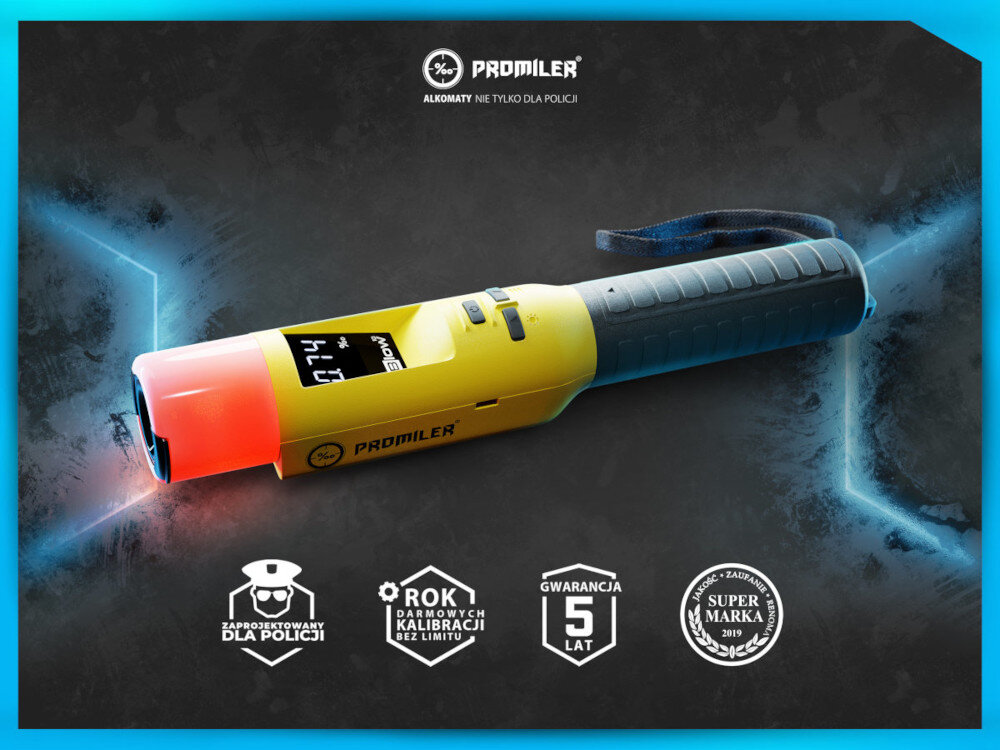 Alkomat PROMILER iBlow wyglad usltraszybki pomiar