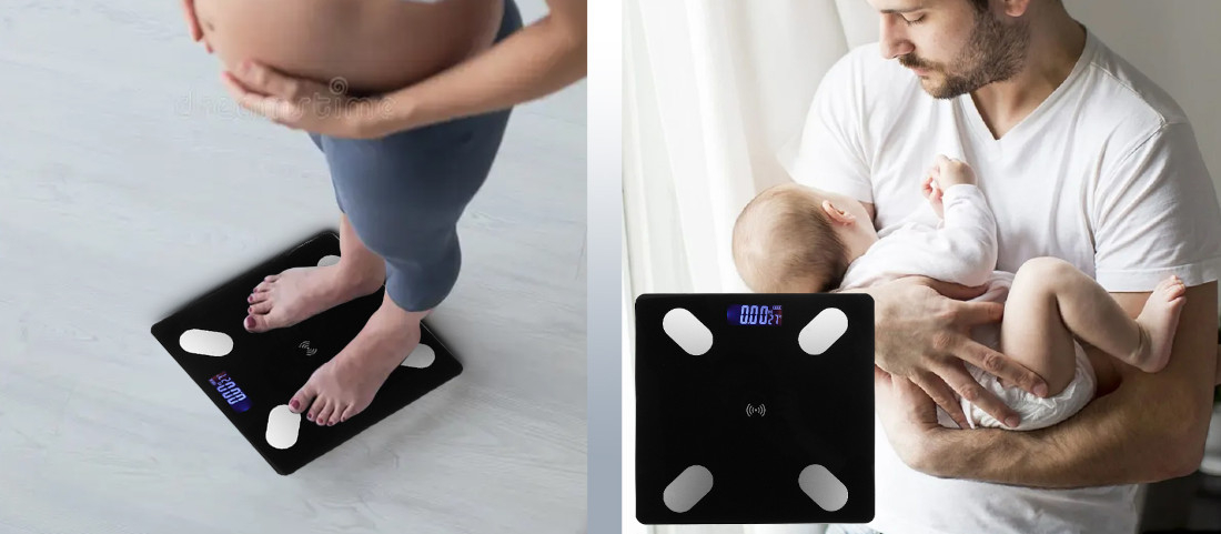 Waga łazienkowa EXTRALINK Plus+ Czytelny odczyt Elektroniczny wyświetlacz Intuicyjna obsługa praktyczne rozwiązanie kontrola parametry