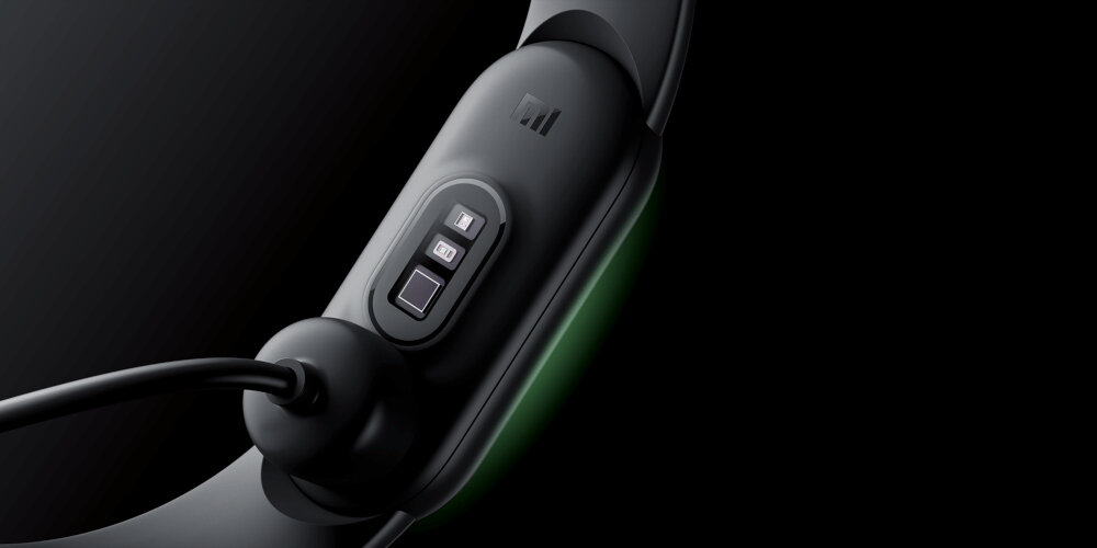 OPASKA XIAOMI MI BAND 6 CZARNA bateria ładowanie