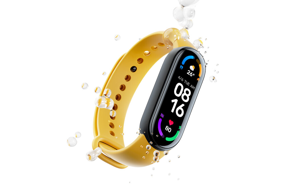 OPASKA XIAOMI MI BAND 6 CZARNA wodoodporność