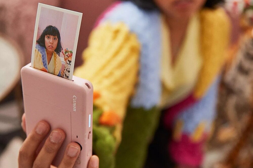 Aparat natychmiastowy CANON Zoemini S2 drukowanie zdjęcia przysłona lampa ostrość rozdzielczość ogniskowa papier bateria ładowanie wkłady opis 