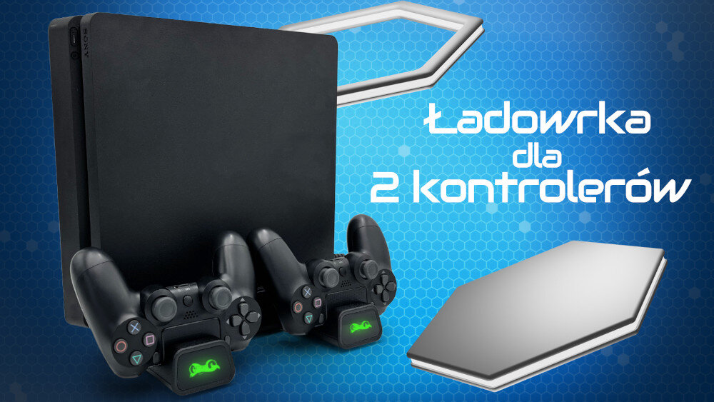 Podstawka chłodząco - ładująca FROGGIEX do PS4  - ładowanie