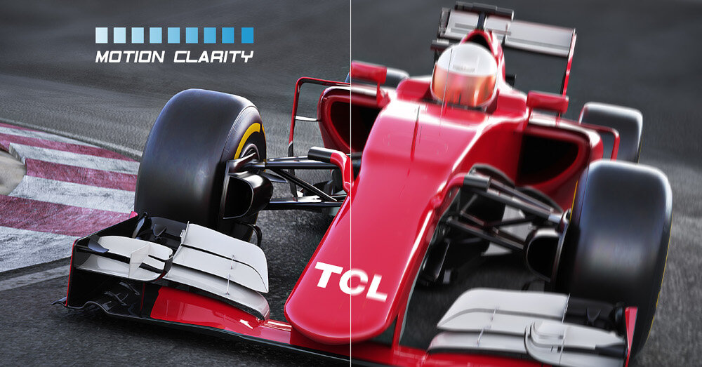 Telewizor TCL C69B  - algorytm MEMC