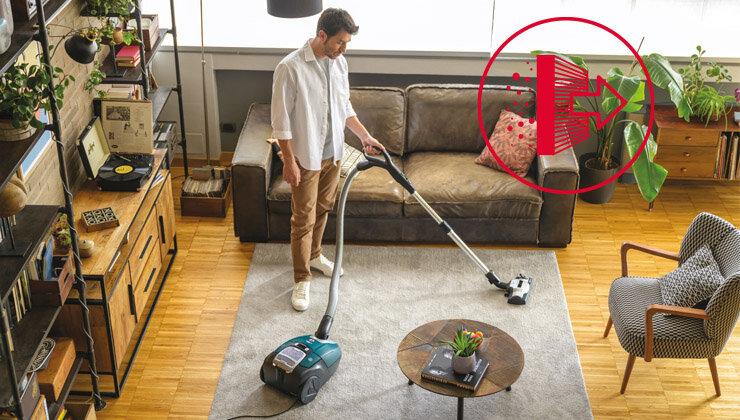 Odkurzacz HOOVER HE532ALG 011 szczotka szczelinowa 2w1