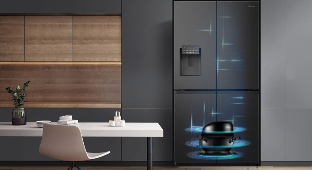 LODÓWKA HISENSE RQ760N4BFF Sprężarka inwerterowa cicha praca