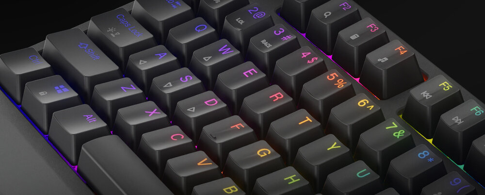 Klawiatura GENESIS Thor 230 TKL przyjemny w dotyku