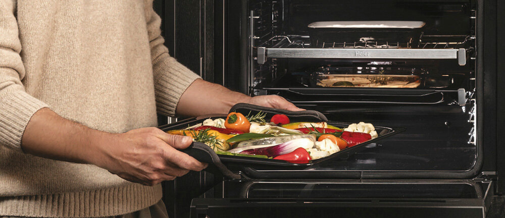 PIEKARNIK HAIER H6 ID46C3YTB1 SERIA 6 taca Air Fry pieczenie bez tłuszczu