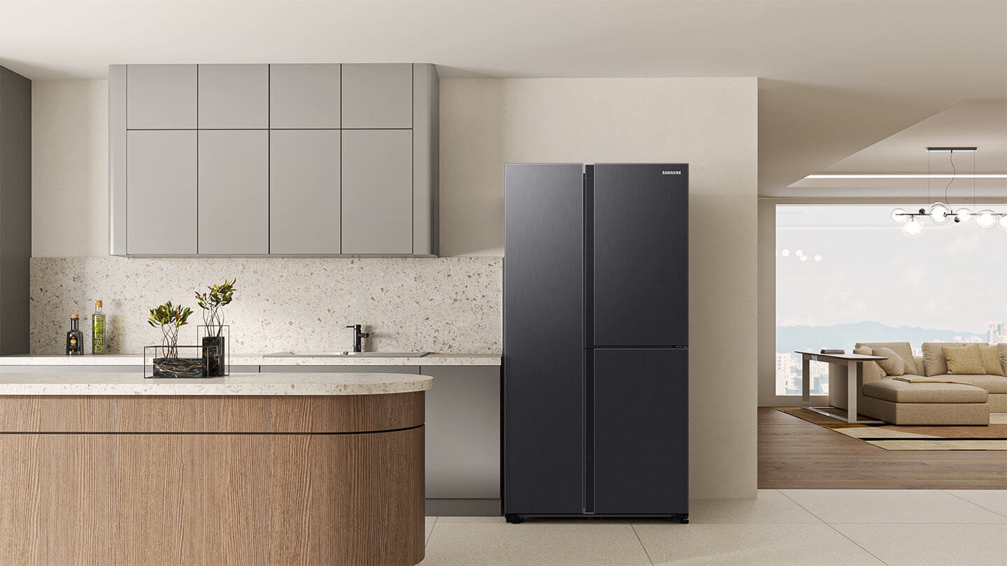 Lodówka Samsung Side by Side RH69DG805EB1EF z oferty Media Expert