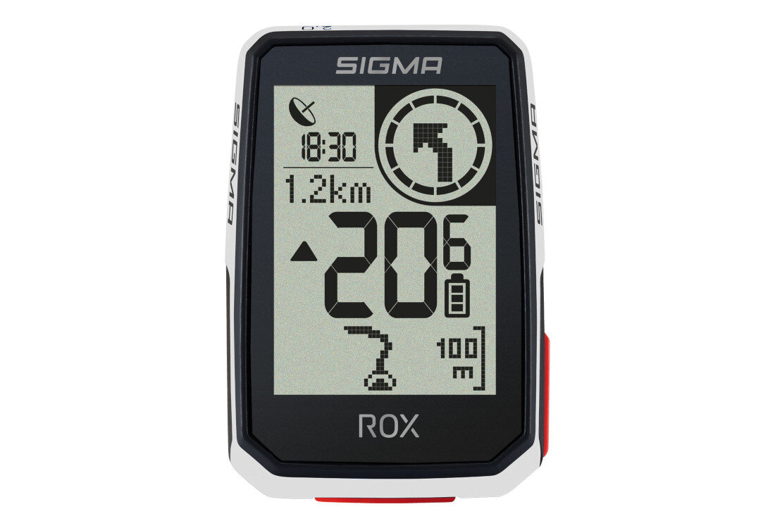 Licznik rowerowy SIGMA Rox 2.0 Top-Mount Set Szybka gotowość praca GPS GLONASS działanie