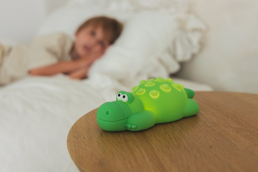 Lampka nocna INNOGIO GIO-164 Krokodyl Kolorowe światło na noc