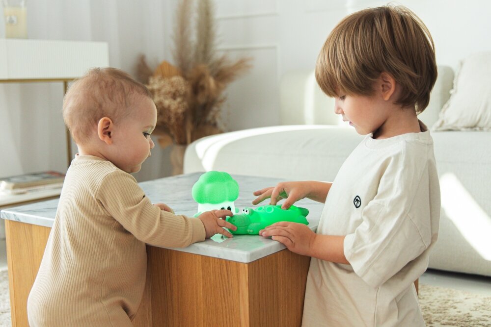 Lampka nocna INNOGIO GIO-164 Krokodyl Wesoły krokodyl do snu w kształcie uroczego krokodylk