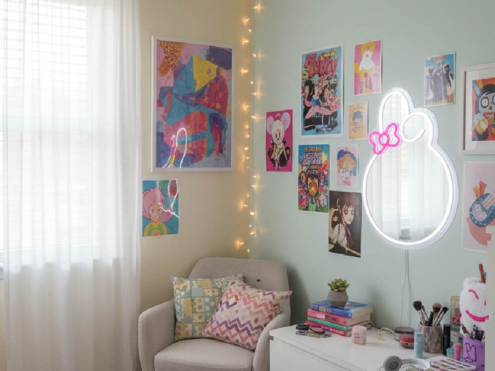 Lusterko kosmetyczne INNOGIO GIOperfect Perfect LED vibes Bunny GIO-759BN