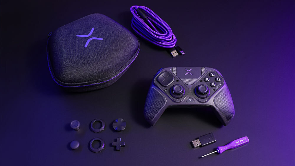 Kontroler TURTLE BEACH Victrix Pro BFG Reloaded Czarny pokazanie zawartości zestawu