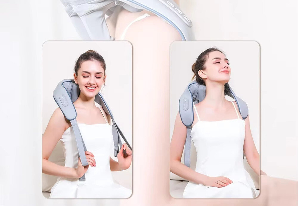 Masażer do karku BLOW Relax wygląd design tło wizualizacja Komfortowy masaż całego ciała