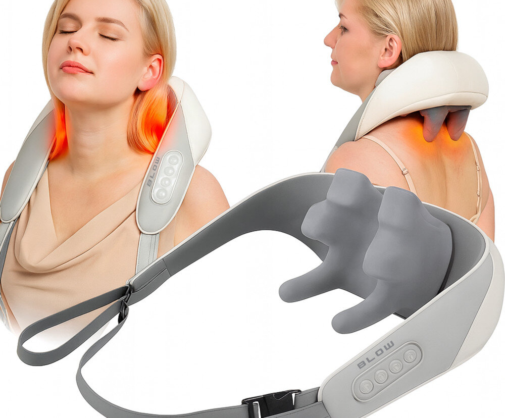 Masażer do karku BLOW Relax Cicha i wydajna praca Bezszczotkowy silnik o niskim poziomie hałasu moc działanie
