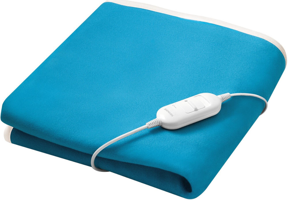 Koc elektryczny SENCOR SUB 181BL wygląd prezentacja białe tło