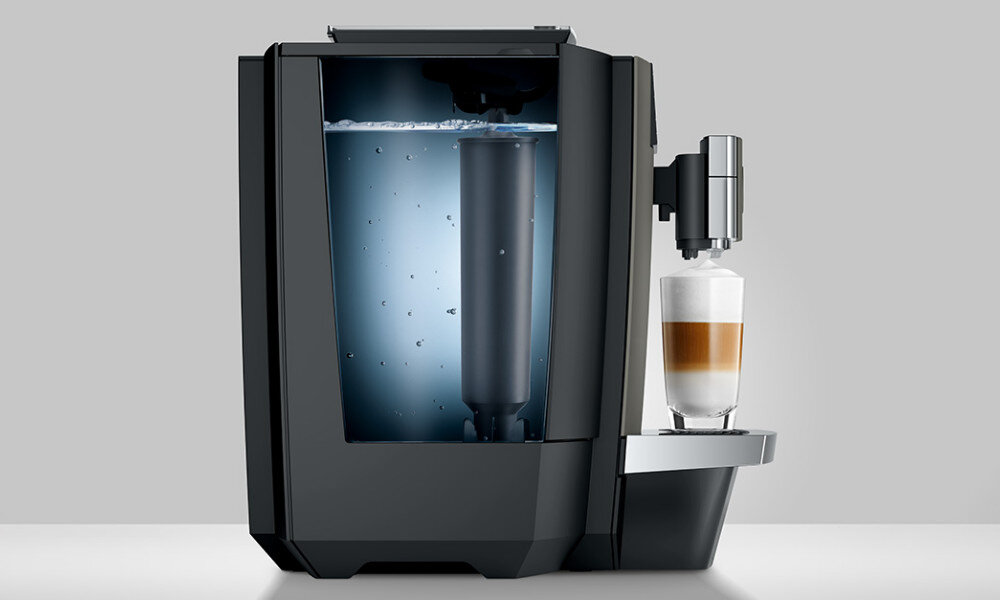 Ekspres JURA X10 Dark Inox (EB) Jednostka zaparzająca 8 generacji technologia zaparzania 3D