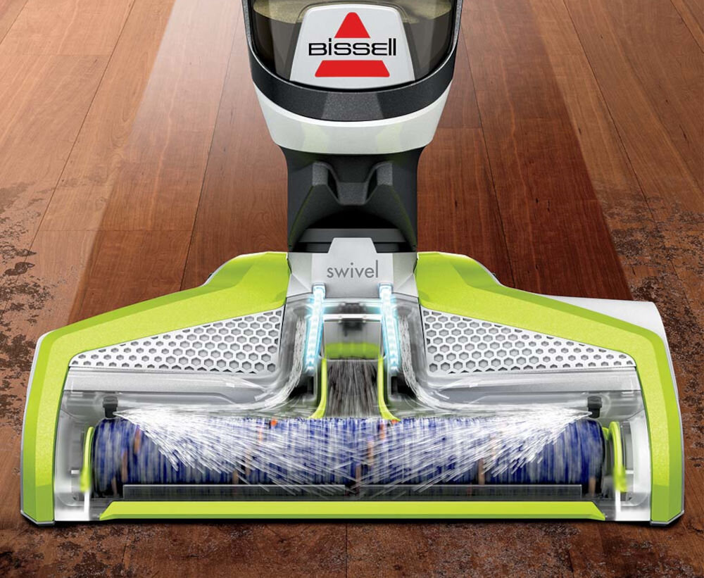 Odkurzacz BISSELL Crosswave Professional 17134 tacka ociekowa wygoda efektywność funkcja samoczyszczenia szczotka czyste warunki