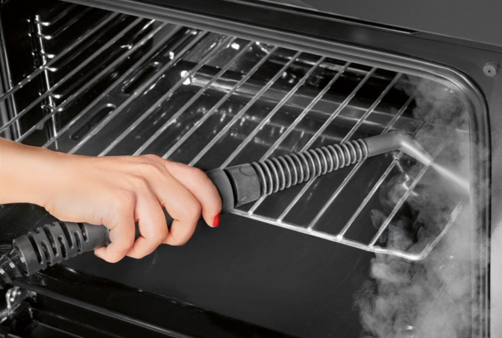 Czyścik parowy CLATRONIC DR 3653 Ciśnienie pary zabrudzenia dezynfekcja odtłuszczanie powierzchnia miejsca zabezpieczenie