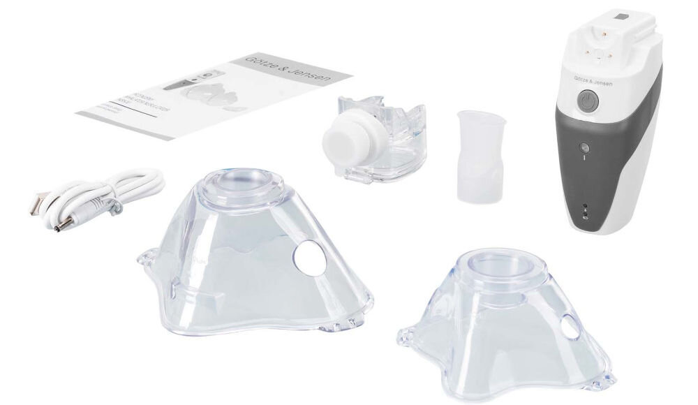 Inhalator GÖTZE & JENSEN NBM-4B zawartosc zestawu