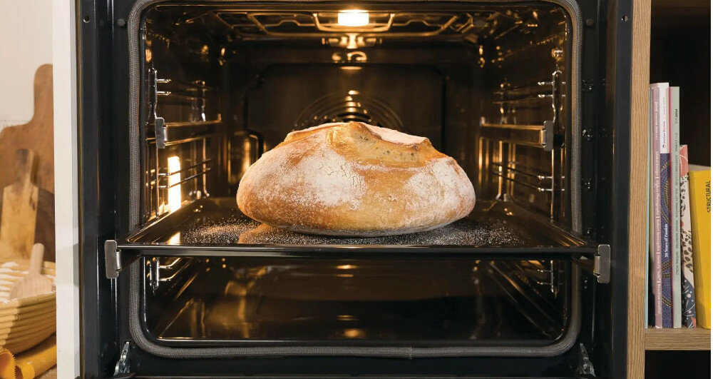 PIEKARNIK GORENJE BO6635E01B Kształt HomeMade zaokrąglona wnęka lepsza cyrkulacja dopieczone dania