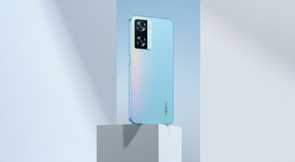 Smartfon OPPO A57s  ekran bateria aparat procesor ram pamięć pojemność rozdzielczość zdjęcia filmy opis dane cechy blokady system łączność wifi bluetooth obudowa szkło odporność porty muzyka transfer sieć przekątna matryca waga czujniki